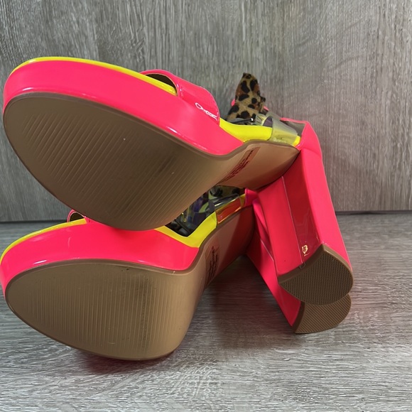 Lemonade 5” heel yellow and pink - Picture 6 of 6